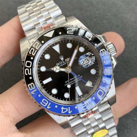 rolex gmt master blue black replica|Rolex GMT Master homage.